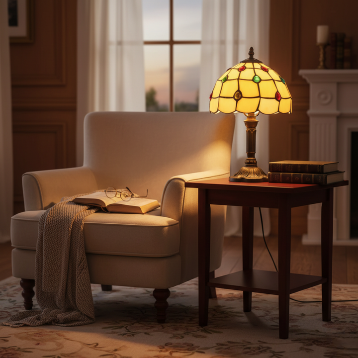 VINTARA | SHINY GOLD WINDOW LAMP