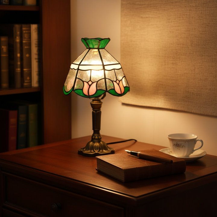 TULISSE | GLASS STAINED LAMP, HANDCRAFTED PRODUCT