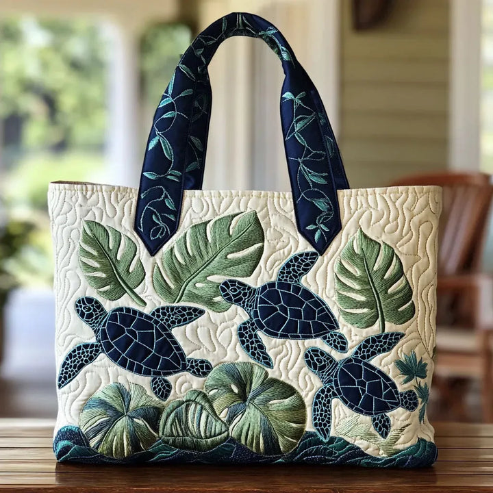 Artisan Tote Bag - Grace of the Sea Turtle