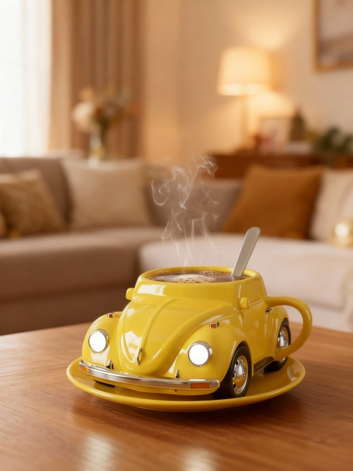 CARBREW | Classic Car Pattern Tea Cup